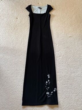 Mandee embroidered formal long dress